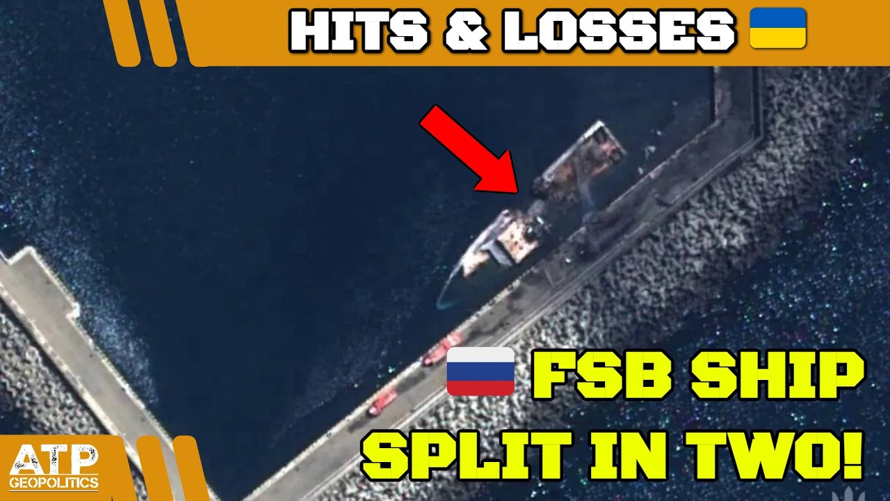 🇺🇦 Hits 20 Ships in Black Sea; FSB Ship Split in Two! | Ukraine War News Update 20260715
