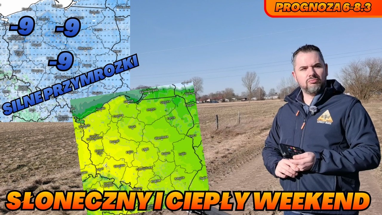 Silne przymrozki znowu w nocy. Dominacja wyżu. Słoneczna i ciepła sobota. Prognoza pogody z terenu