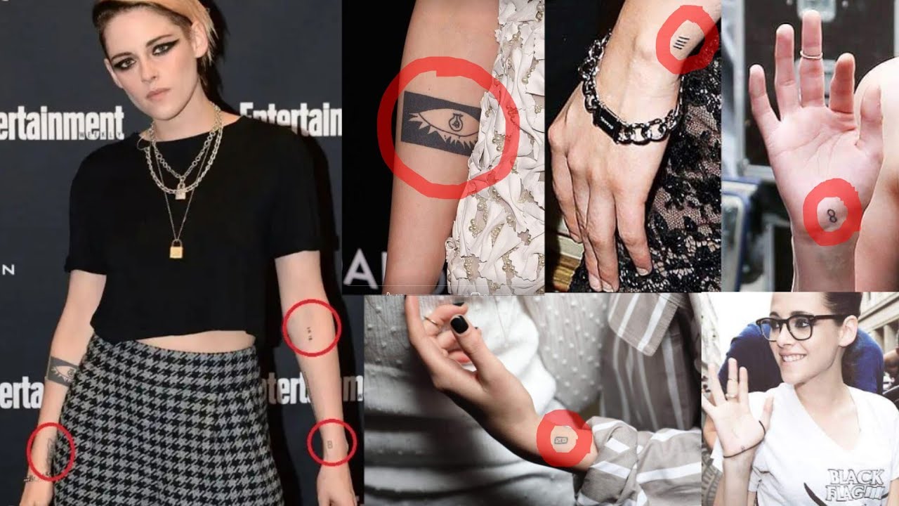 Kristen Stewart's tattoos & their meanings _ What does Kristen Stewart's tattoos say_ #Emaanluvkstew