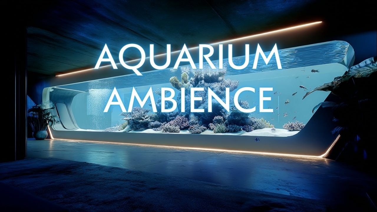 Luxury Aquarium Ambience | 2 Hours Deep Focus Study & Work Background