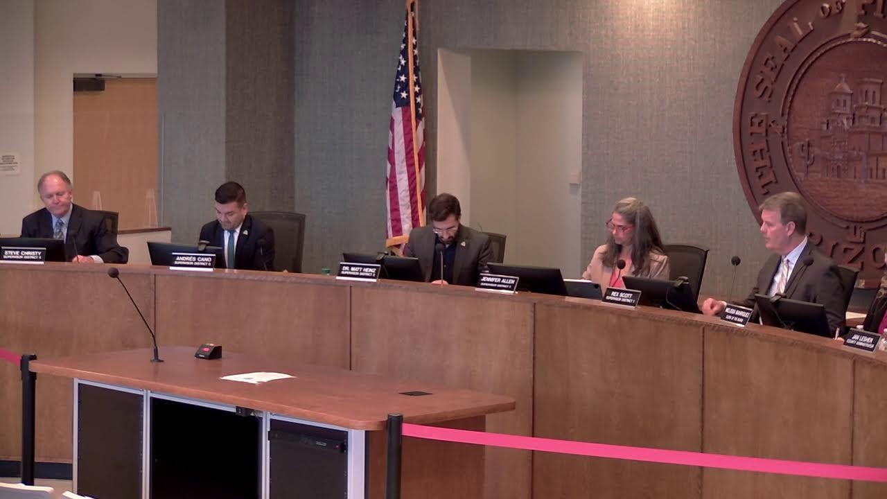 Pima County Board of Supervisors Meeting - June 3, 2025