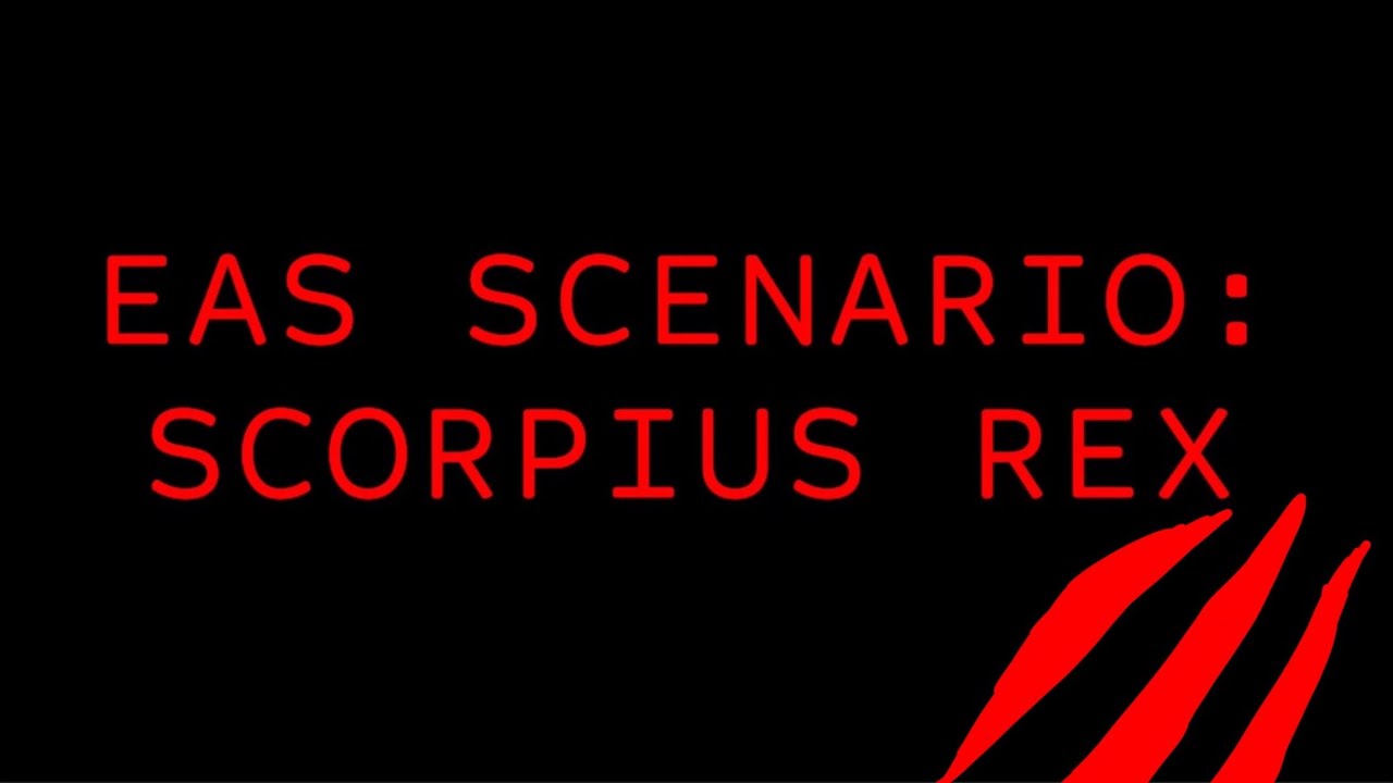 |EAS Scenario: SCORPIUS REX| A Jurassic World EAS Scenario.
