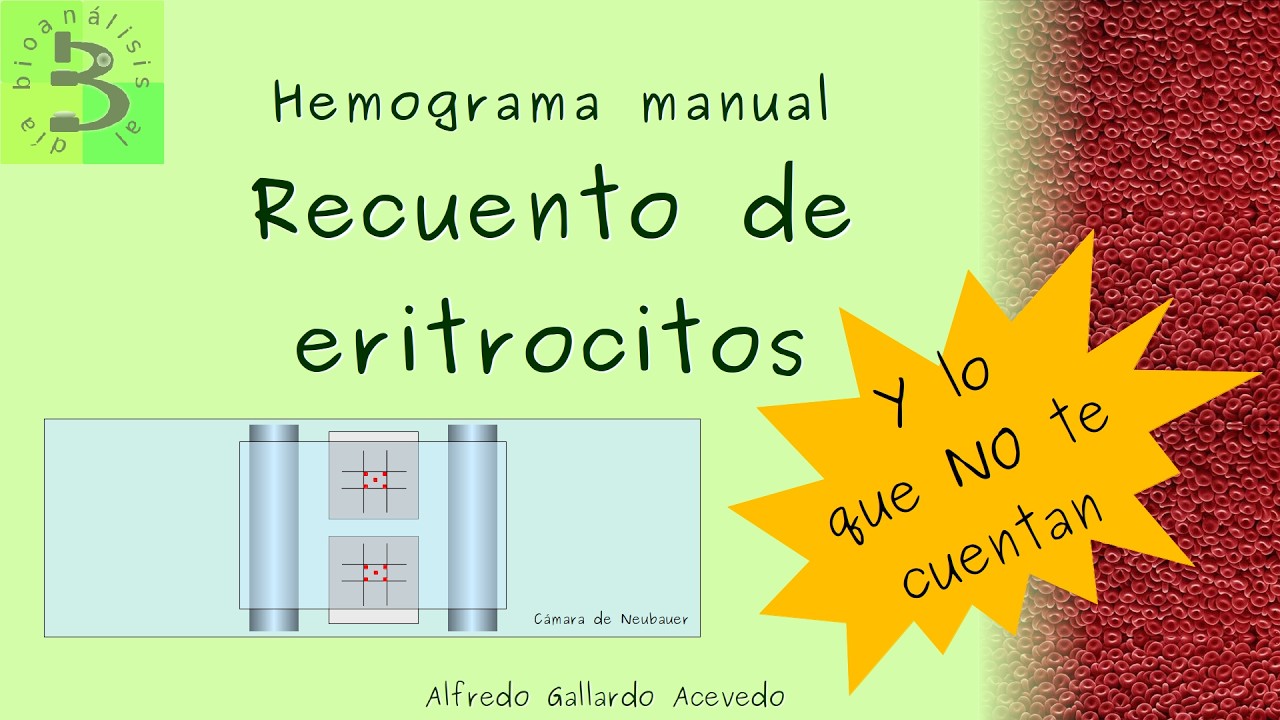🔴Recuento manual de eritrocitos, obsoleto o escencial. Lo que NO TE CUENTAN