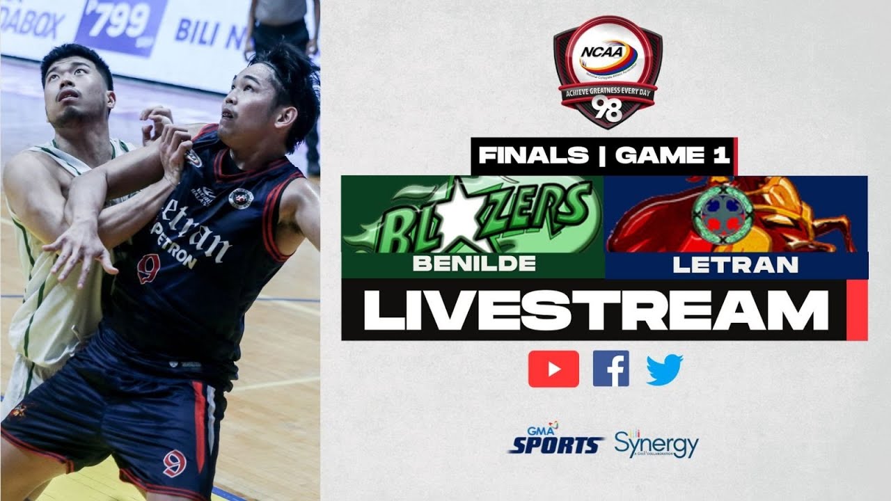 NCAA Season 98 | Benilde vs. Letran (Men’s Basketball Finals Game 1) | LIVESTREAM