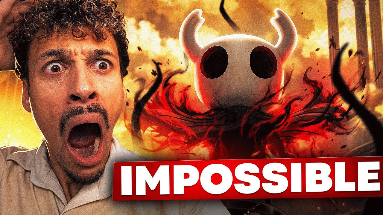 JE RÉAGIS AU BOSS IMPOSSIBLE D'HOLLOW KNIGHT (c'est complètement fou)