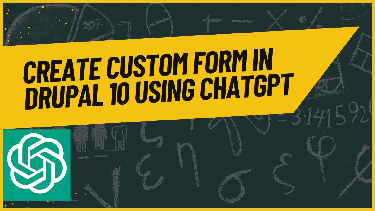 Create custom form in Drupal 10 using ChatGPT | Drupal 10 Tutorial