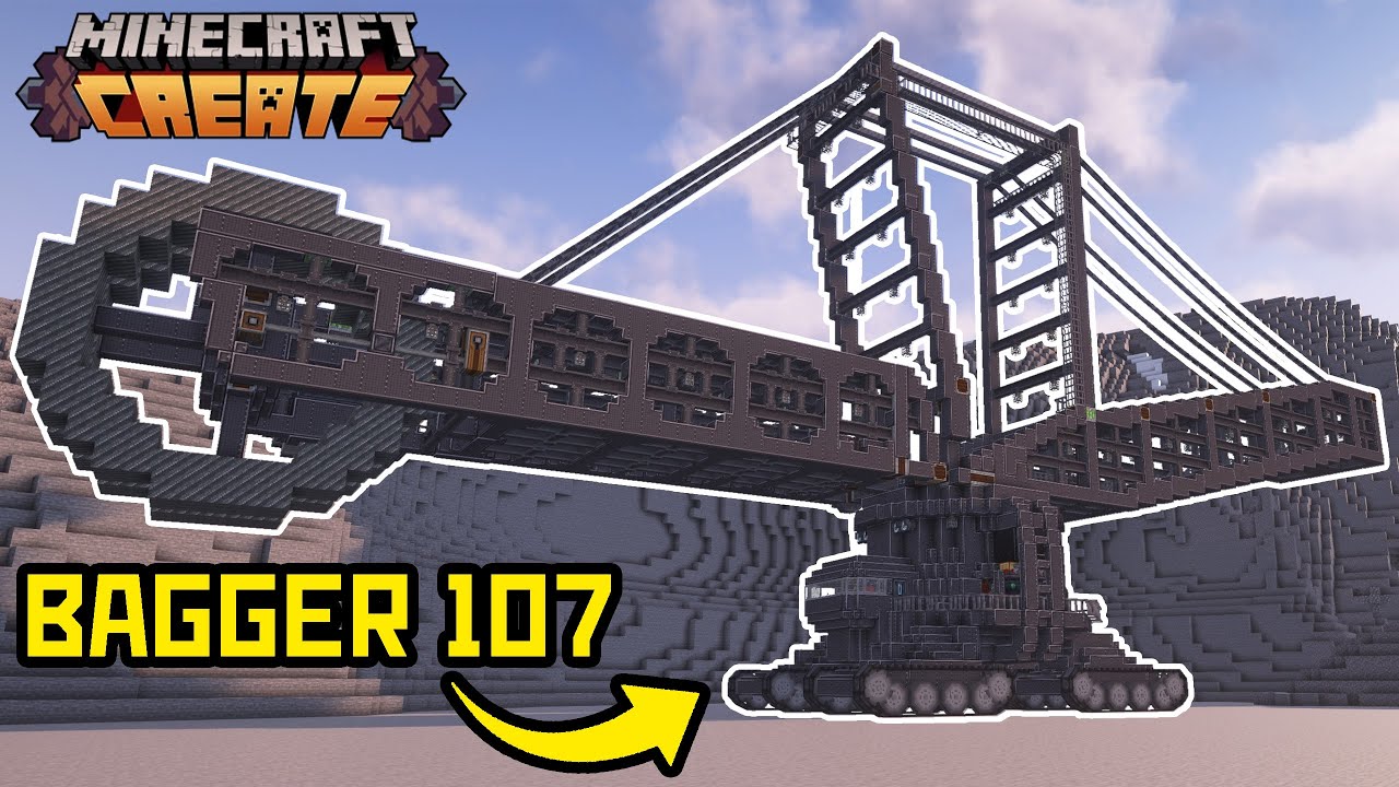 Bagger 107 showcase (CREATE MOD SHOWCASE)