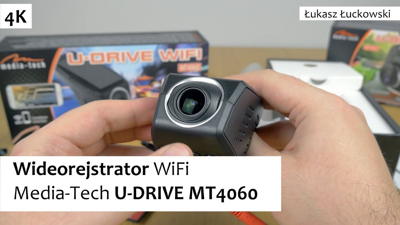 Jaki rejestrator samochodowy? Sprawdzę kilka - Media-Tech U-DRIVE WIFI MT4060 | Co w zestawie ?