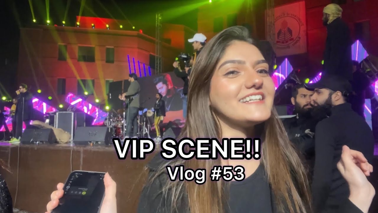 FALAK SHABIR CONCERT VLOG *VVIP* #Lahore