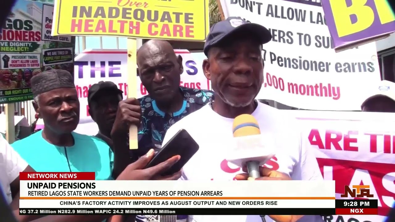 &ldquo;Pay Our Arrears&rdquo;: Lagos Pensioners Take Grievances to Government House