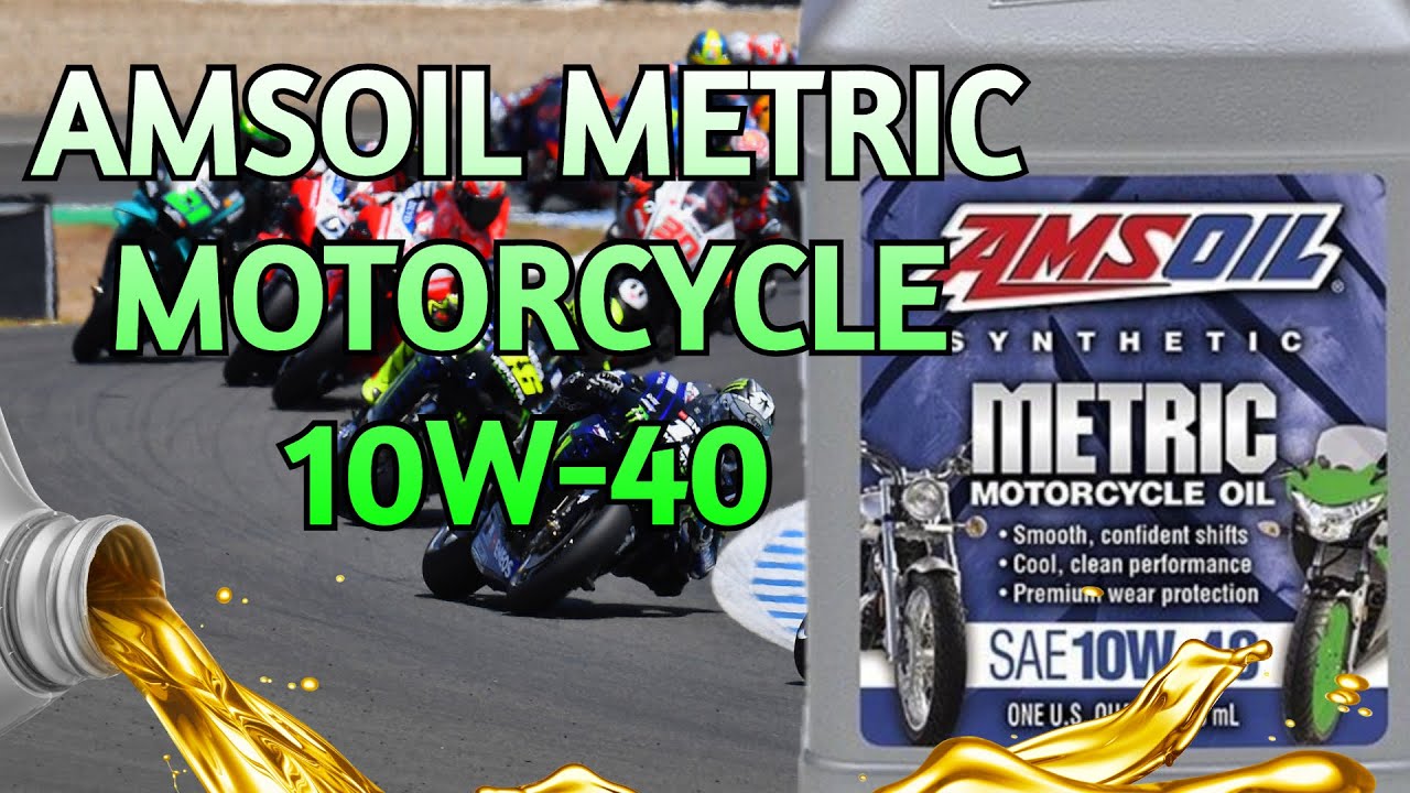 ✅ Мотоциклетное масло Amsoil Metric 10w40💪 [Обзор]