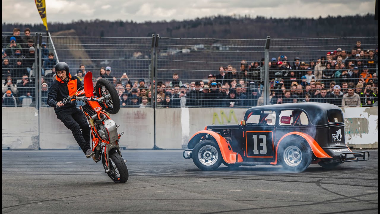 Elliot Gröndahl | Legends car stunts at Custom Motor Show Elmia 2024