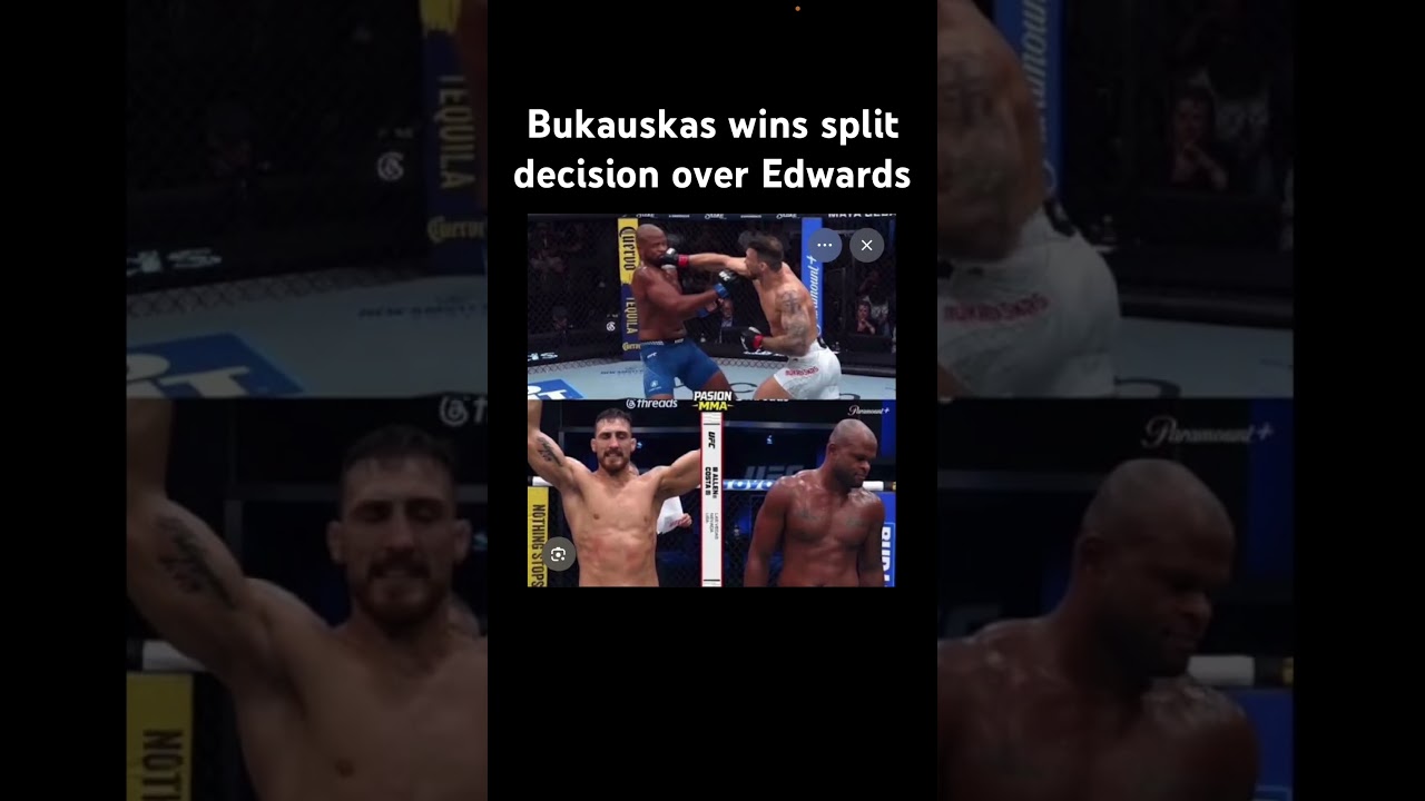 Modestas Bukauskas laimėjo atskirtą sprendimą prie&scaron; Christianą Edwardsą #ufcvegas117 #ufc