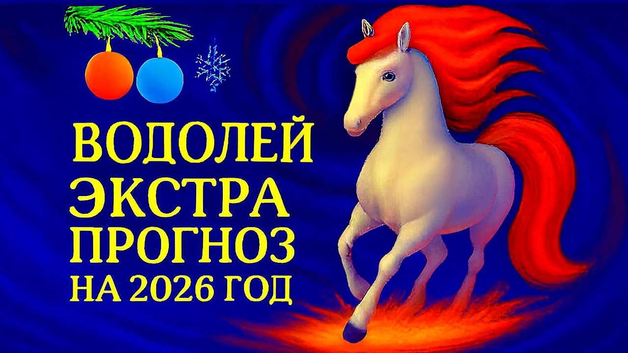 ♒ВОДОЛЕЙ - ГОДОВОЙ ЭКСТРА ПРОГНОЗ на 🐎 2026, / 🎄ВАЖНЫЕ АКЦЕНТЫ 2026 ГОДА / 💫ГОРОСКОП ТАРО / 💯ПРОГНОЗ