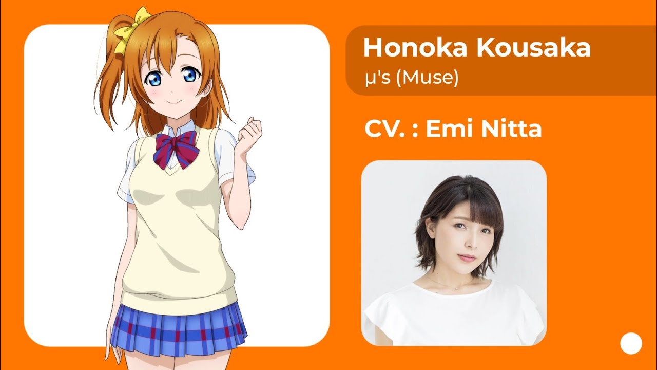 Honoka Kousaka and Another Characters by Emi Nitta