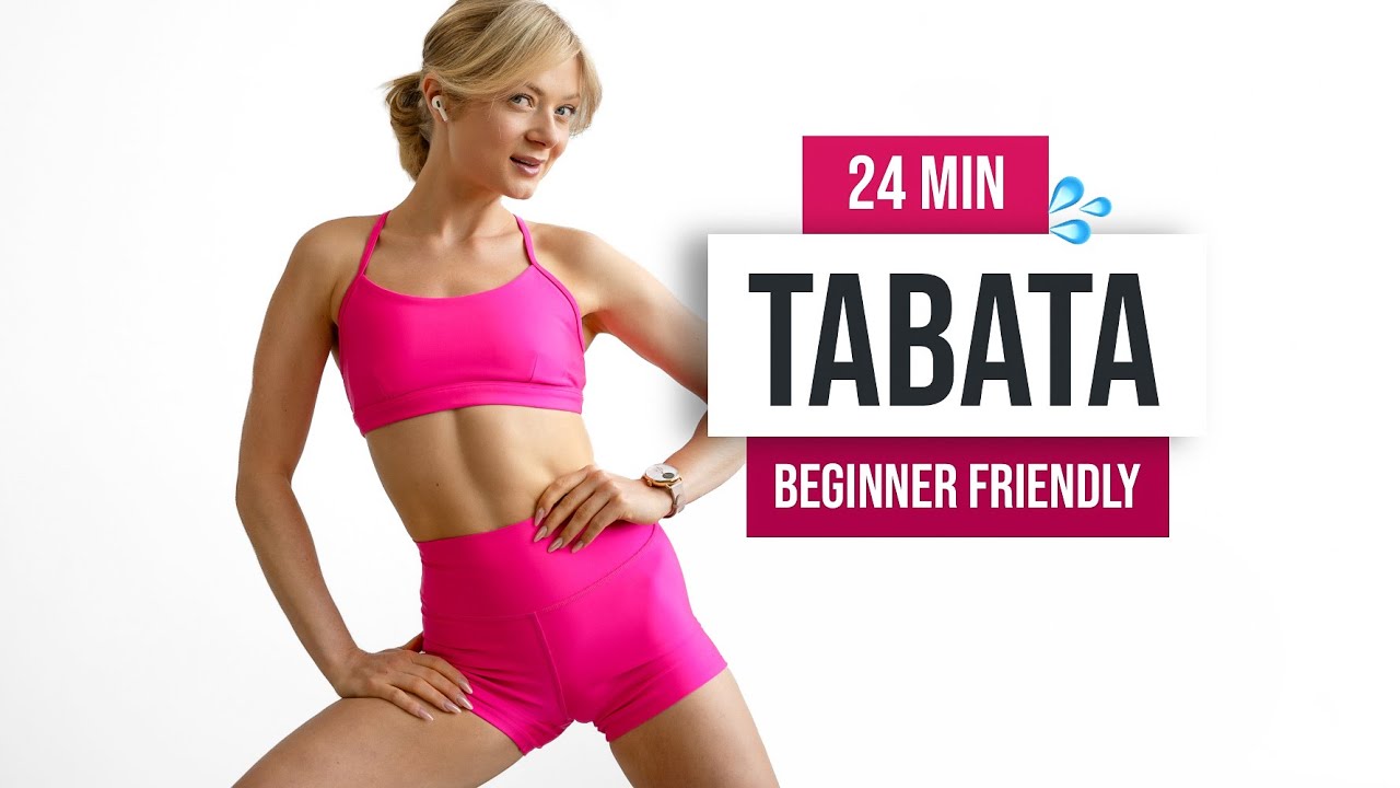 DAY 6 Back to Basics - 24 MIN TABATA HIIT Full Body Home Workout - No Equipment - Beginner Friendly