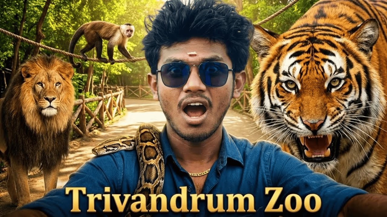 திருவனந்தபுரம் Zoo Vlog 🐍🐯 | First Time Experience