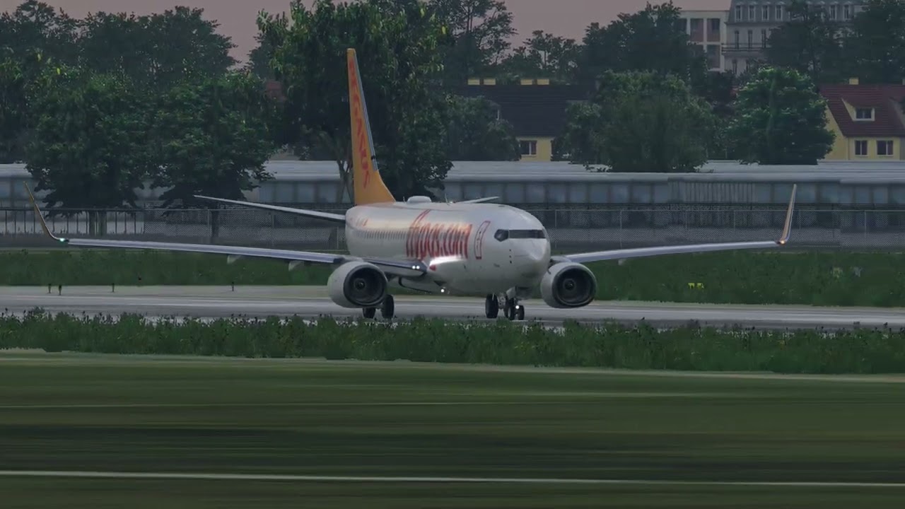 Antalya to Brussels Pegasus 737-800