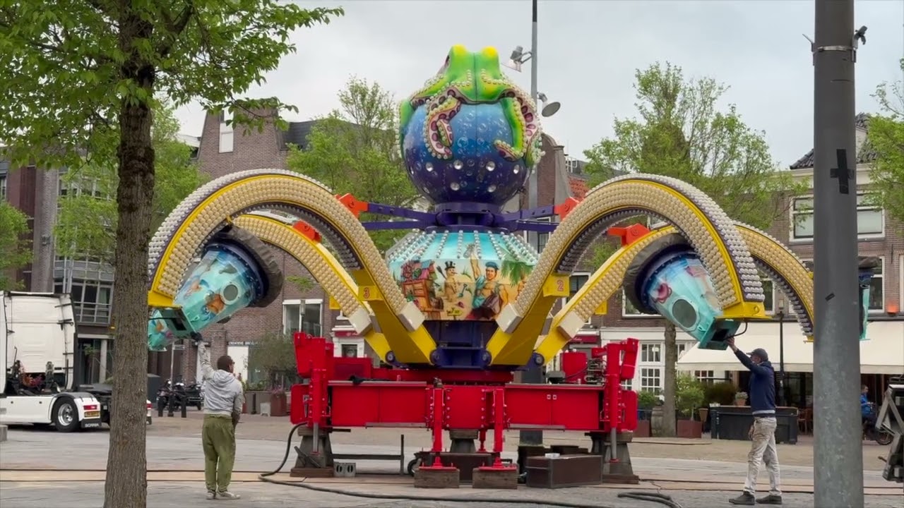 Kermis Purmerend 2025 | Transport & Opbouw deel 1