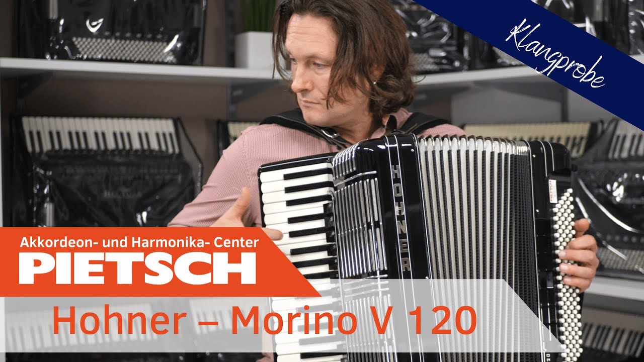 Akkordeon - Hohner Morino V 120 - Klangprobe