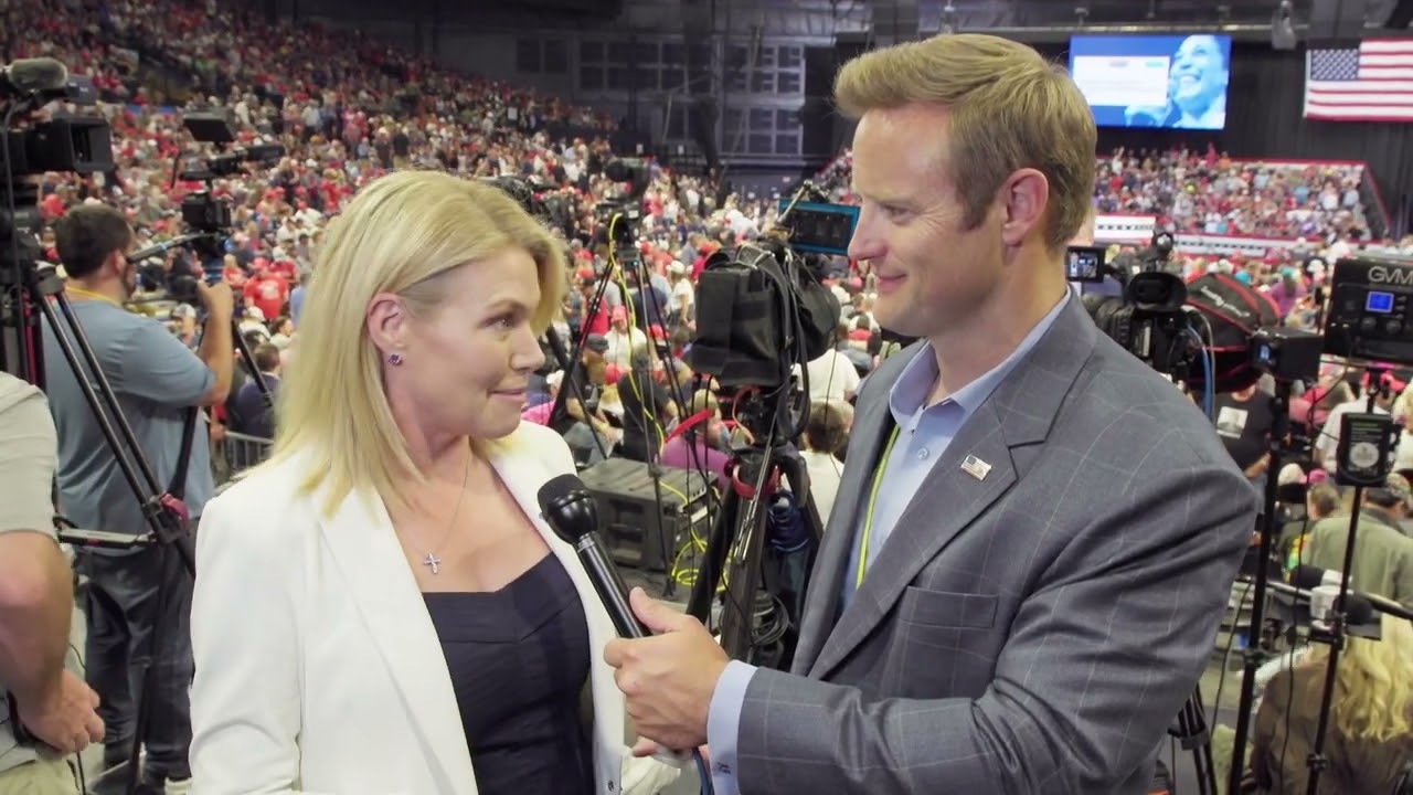 Aaron Flint w/ former Fox News reporter and former Trump State Department Spokeswoman Heather Nauert