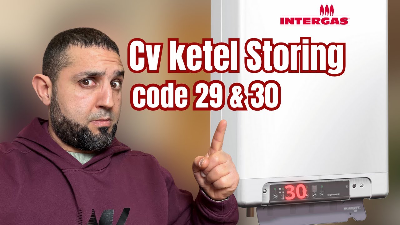 Intergas HRE code 30 opgelost, branderautomaat vervangen