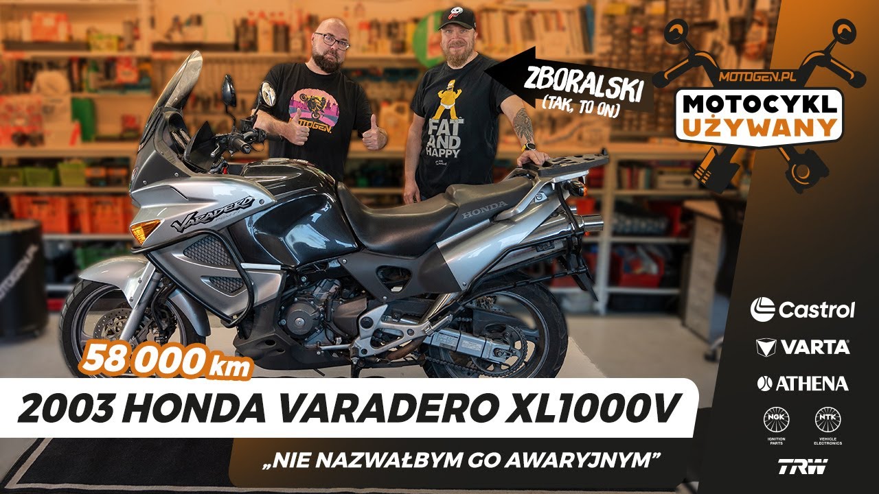 Honda Varadero 1000 2003 po 58 000 km 🏍️🔧 Łukasz Zboralski o MOTOCYKLU UŻYWANYM - wady zalety awarie
