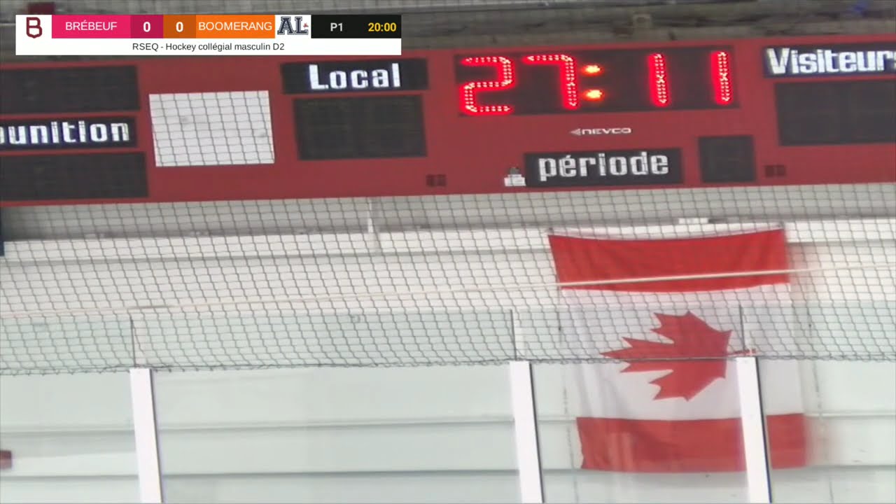 RSEQ D2 Hockey Masculin 🏒Brébeuf @ André-Laurendeau [2026-01-24]