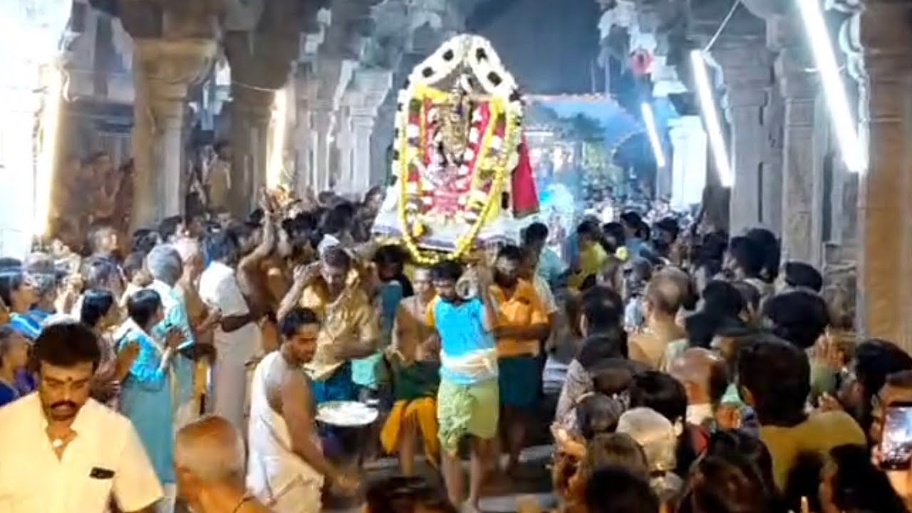 சிவபெருமான் திருநடனக் காட்சி. நெல்லையப்பர் திருக்கோவிலில் ஆருத்ரா தரிசனம்.