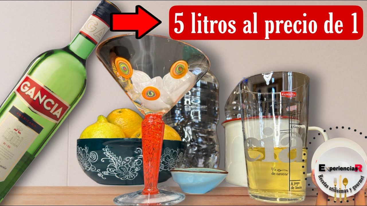 💥 Receta CASERA de  GANCIA Casero /APERITIVO Americano tipo Gancia
