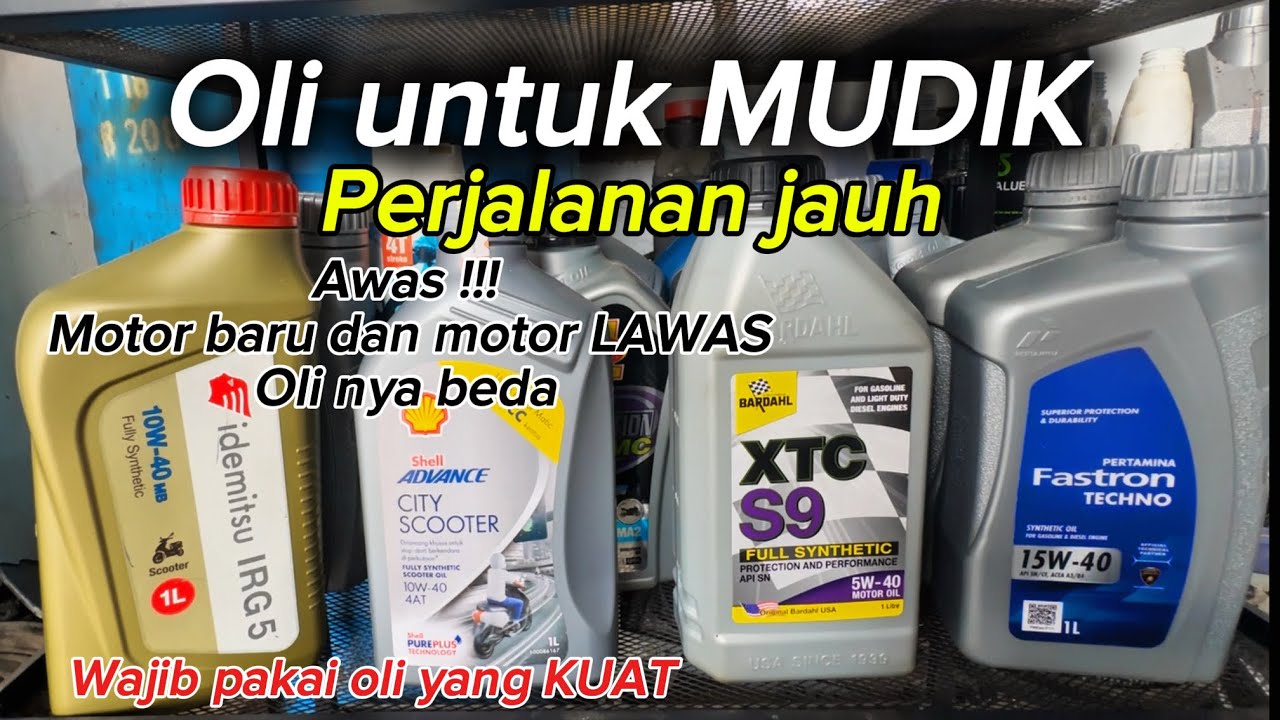 Oli terbaik untuk mudik | oli motor matic terbaik | beat Vario 125 pcx nmax 155 aerox scoopy adv 