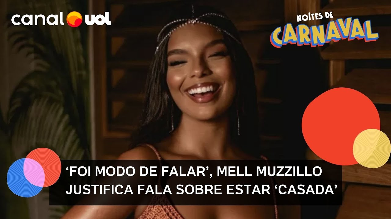 Mell Muzzillo justifica fala sobre estar casada: 'Foi modo de falar'