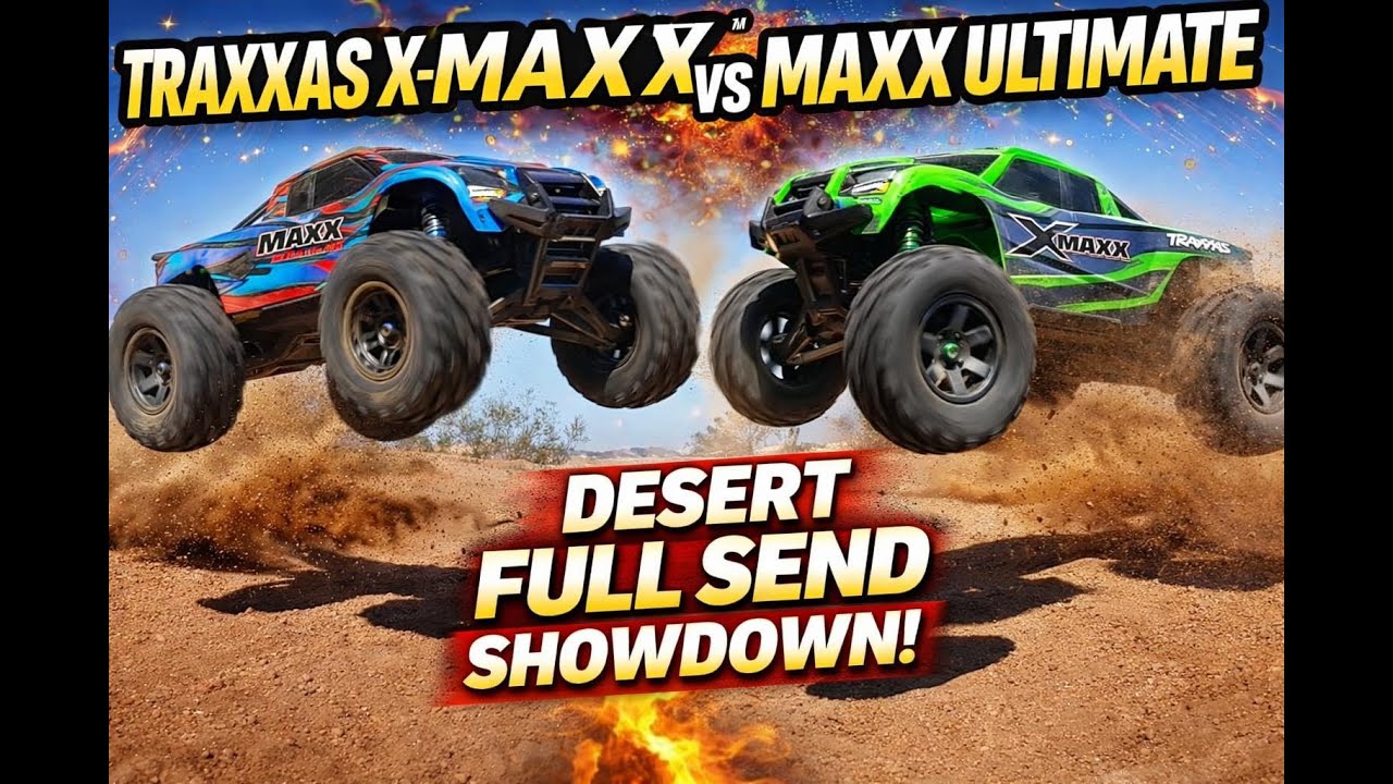 TRAXXAS X-MAXX ULTIMATE против MAXX ULTIMATE: Полная битва в пустыне! Огромный разгром!