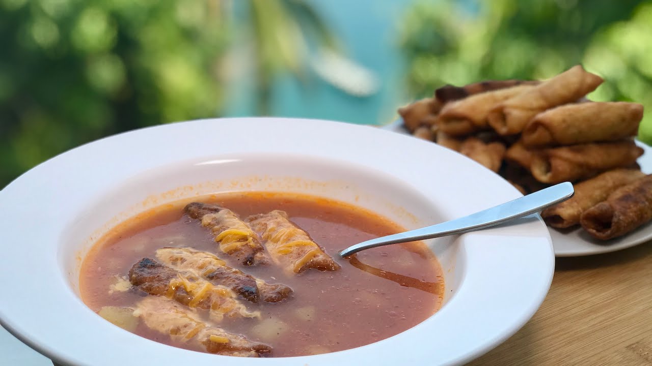 SOPA DE TAQUITOS SABROSA Y ECONÓMICA