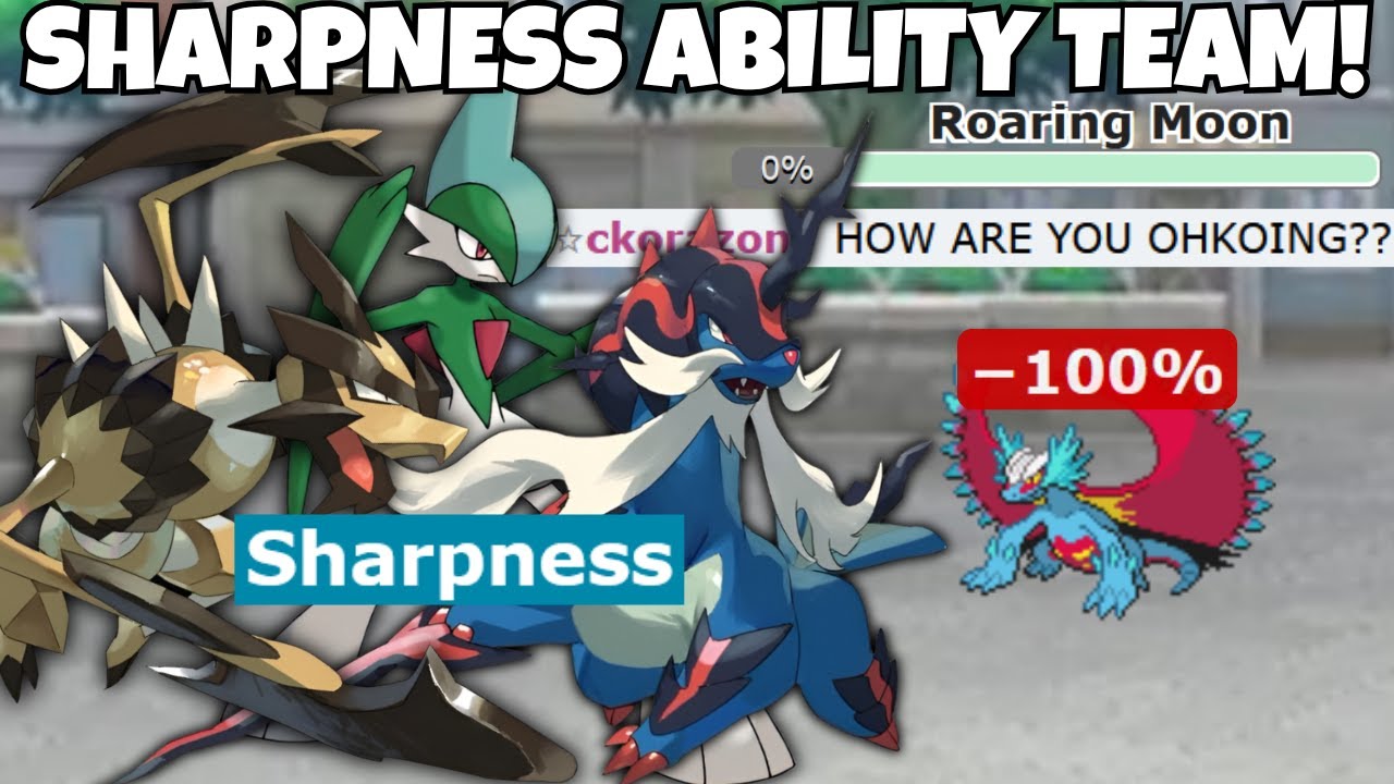 This Sharpness Ability Team Wasn’t Supposed to Work… Until It Did! | Pokemon Showdown