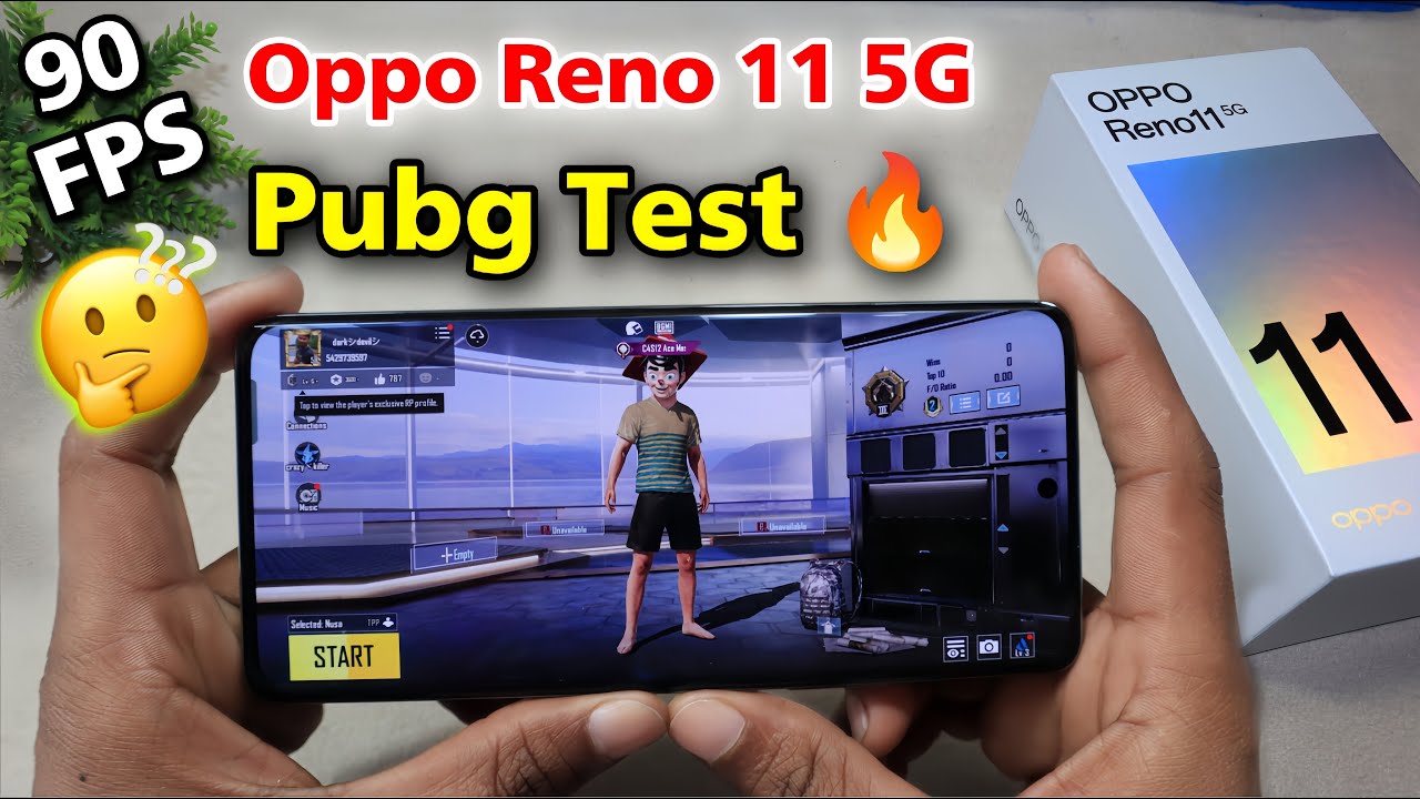 Oppo Reno 11 5G Pubg Test || Oppo Reno 11 5G Gaming Test MediaTek Dimensity 7050 ⚡⚡