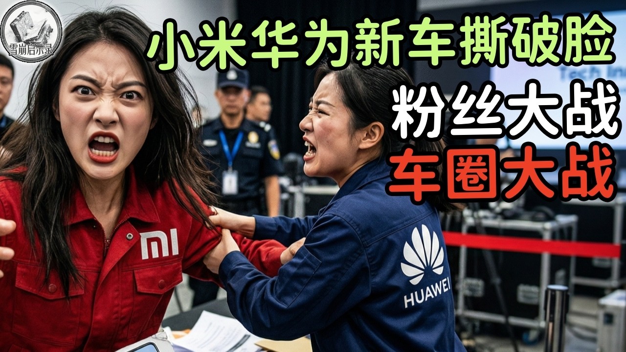 华为 vs 小米：新车发布，撕逼已经失控了，小米出事了，雷军沉默，你的国货之光，正在撕破脸，中国科技，盛世还是陷阱