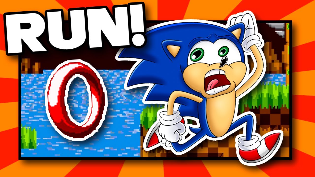 Sonic, but the Rings are RED and DEADLY?! (Sonic Rom Hack)