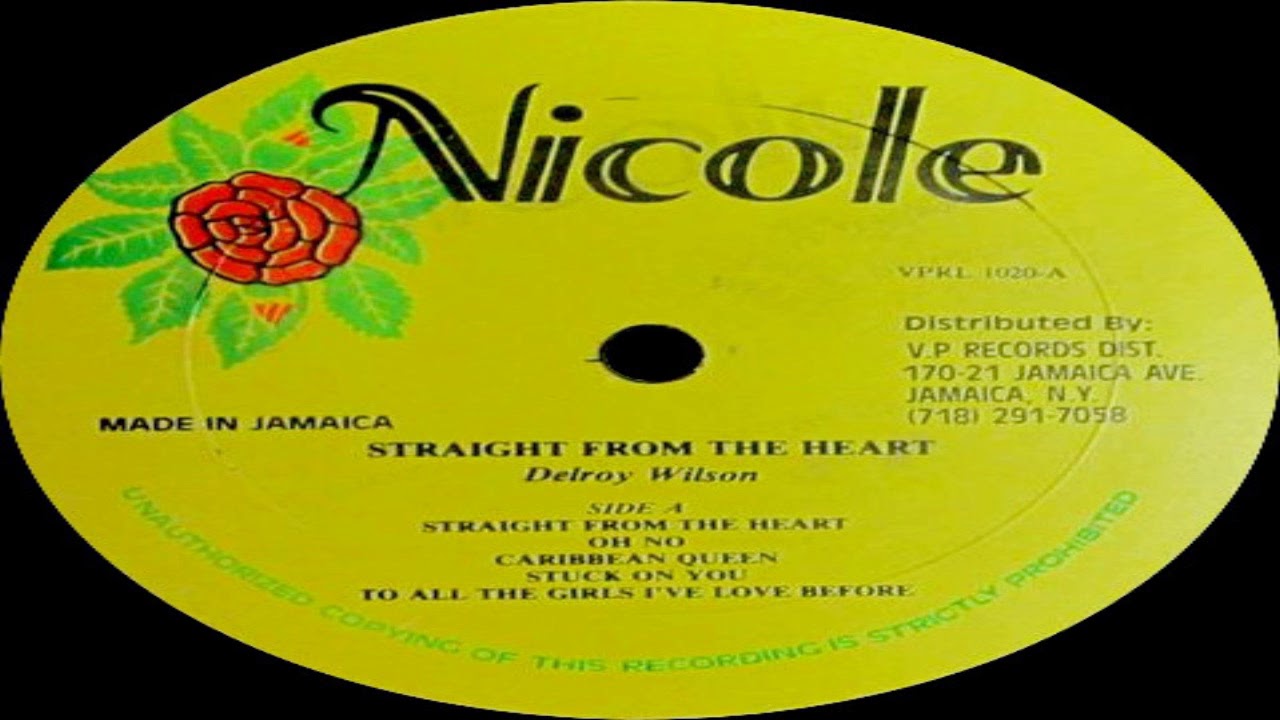 Delroy Wilson ‎- Straight From The Heart