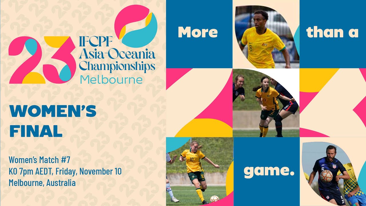 Women's Final Australia v Japan | IFCPF Women's Asia-Oceania Championships