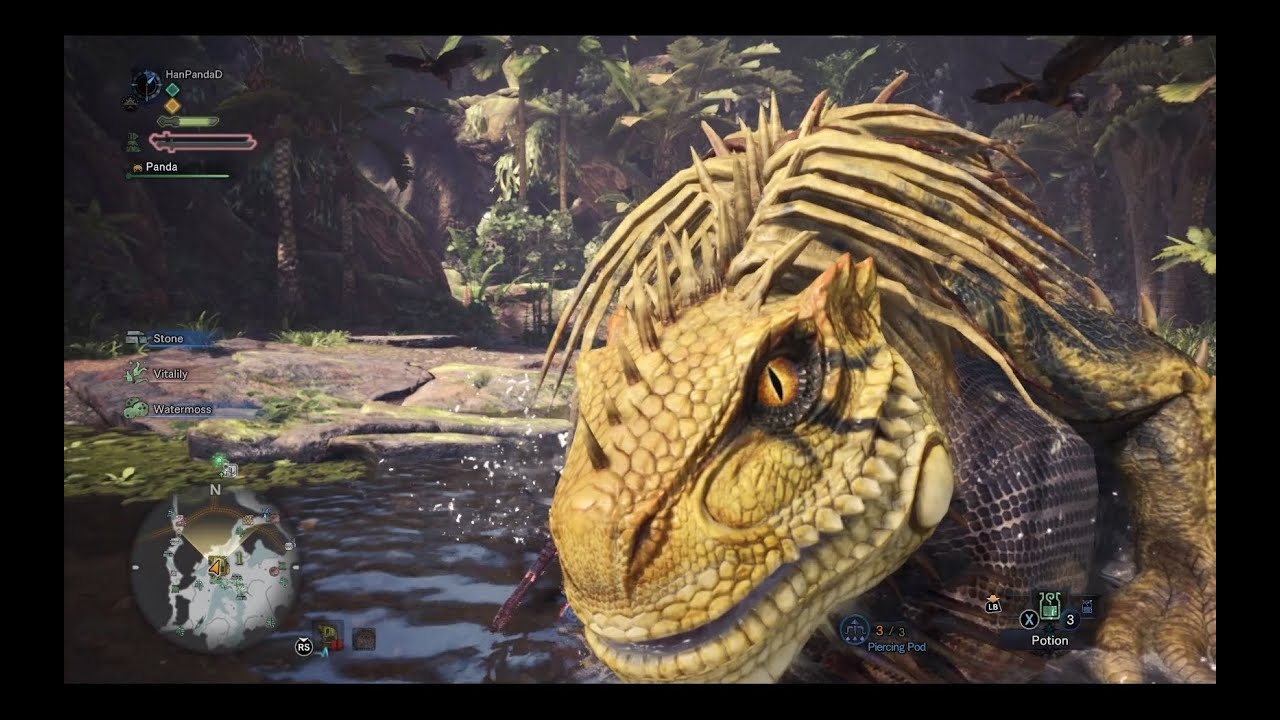 [Monster Hunter: World] Great Jagras, Pukei-Pukei etc. Dual Blades. (No Commentary)