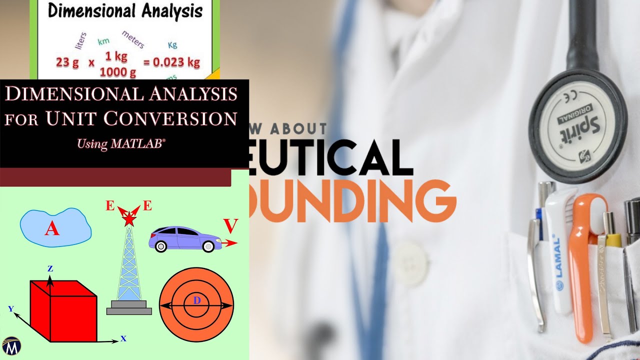 مبادئ الصيدله/جابتر 7/ حساب الجرعات/general dose calculations/المثال الاول/الحل بطريقة تحليل الابعاد