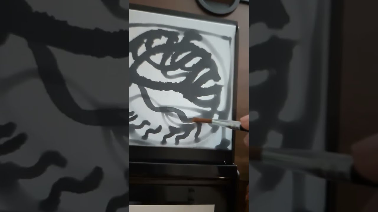 Painting on Buddha Board Mini live!