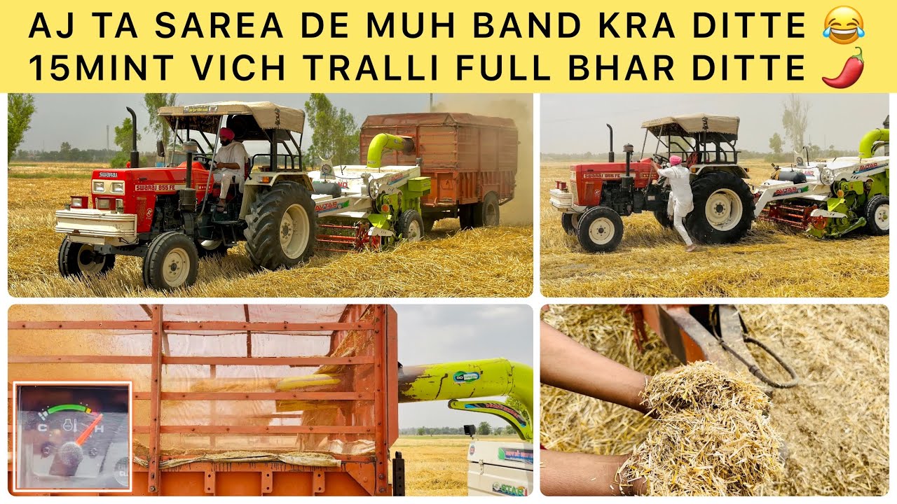 Mittro Ma Khud Shock Aw Gille Lange Vich 0 Dropping 3 Low Vich Chal Reha 855 + Avtar Straw Reaper