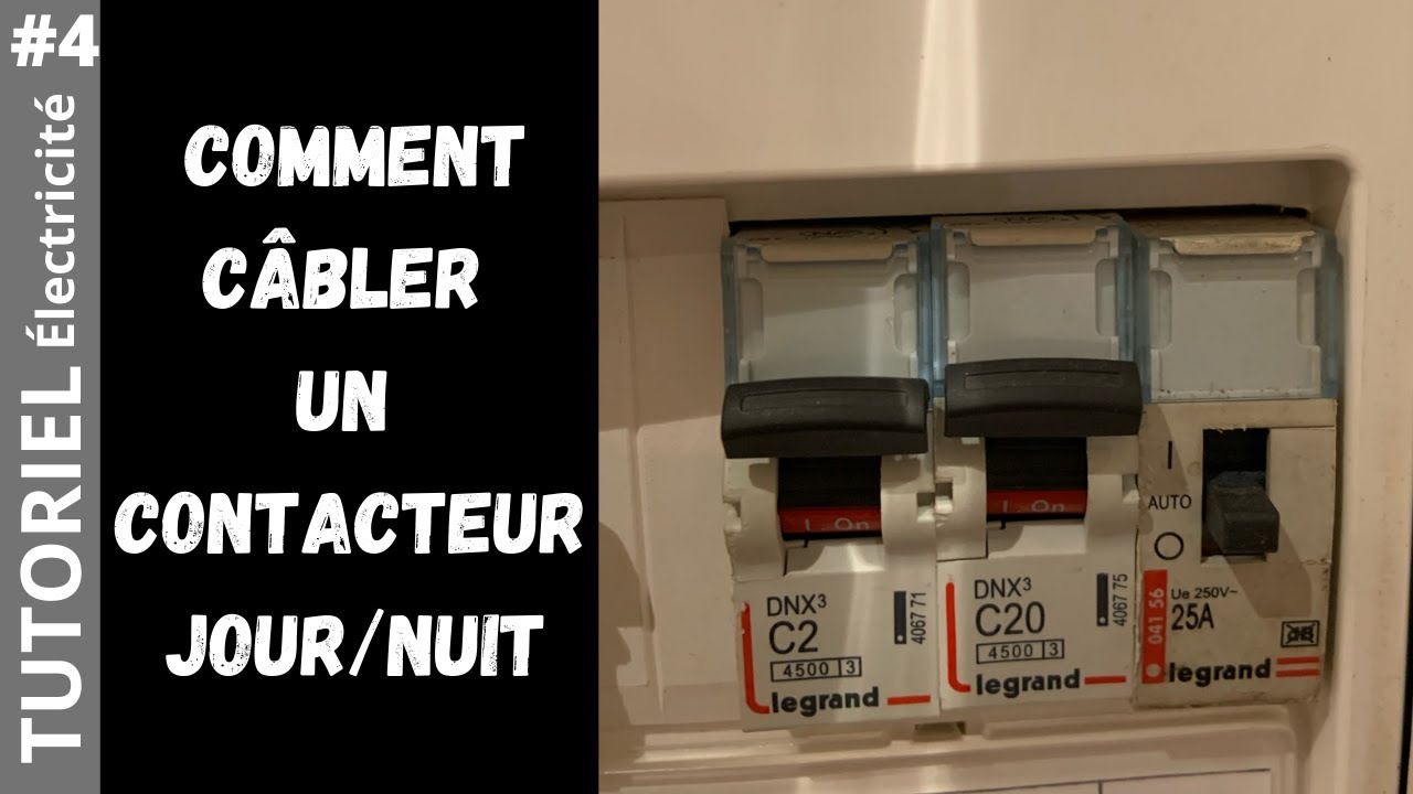 Comment brancher un contacteur pour un ballon eau chaude ? ( jour/nuit )