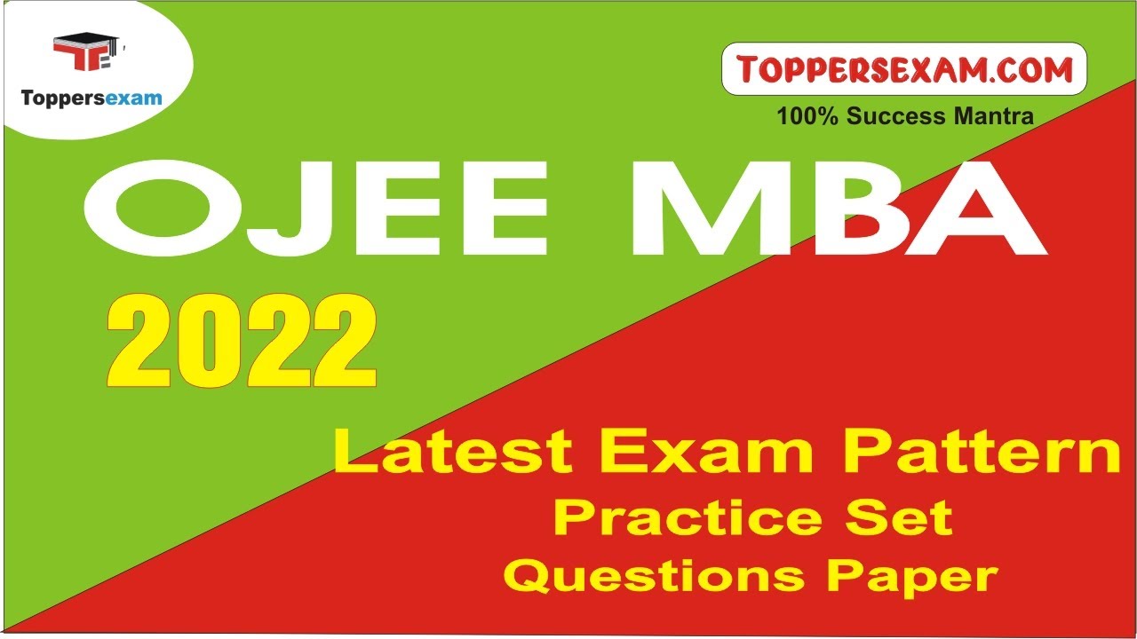 OJEE MBA Latest Exam Pattern 2022 | Practice Set | Questions Paper | Online Test Series | Best MCQ
