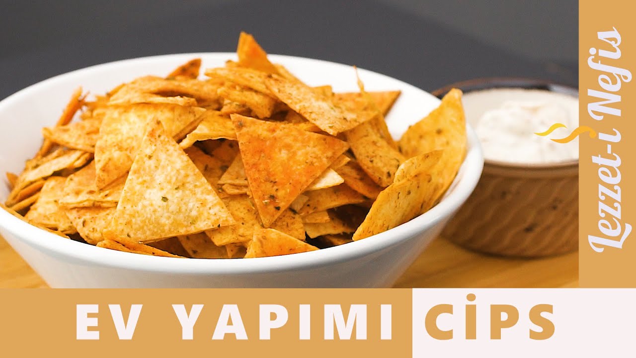 Ev Yapımı Cips Nasıl Yapılır? Lavaştan yapılan bu nefis atıştırmalık cips ve sos tarifini kaçırmayın
