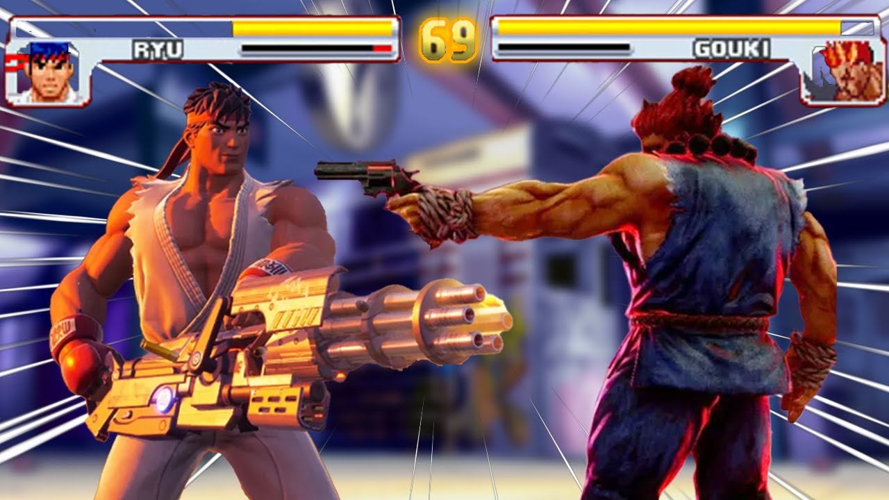 Street Fighter 3rd Strike, но мы не наносим удар...