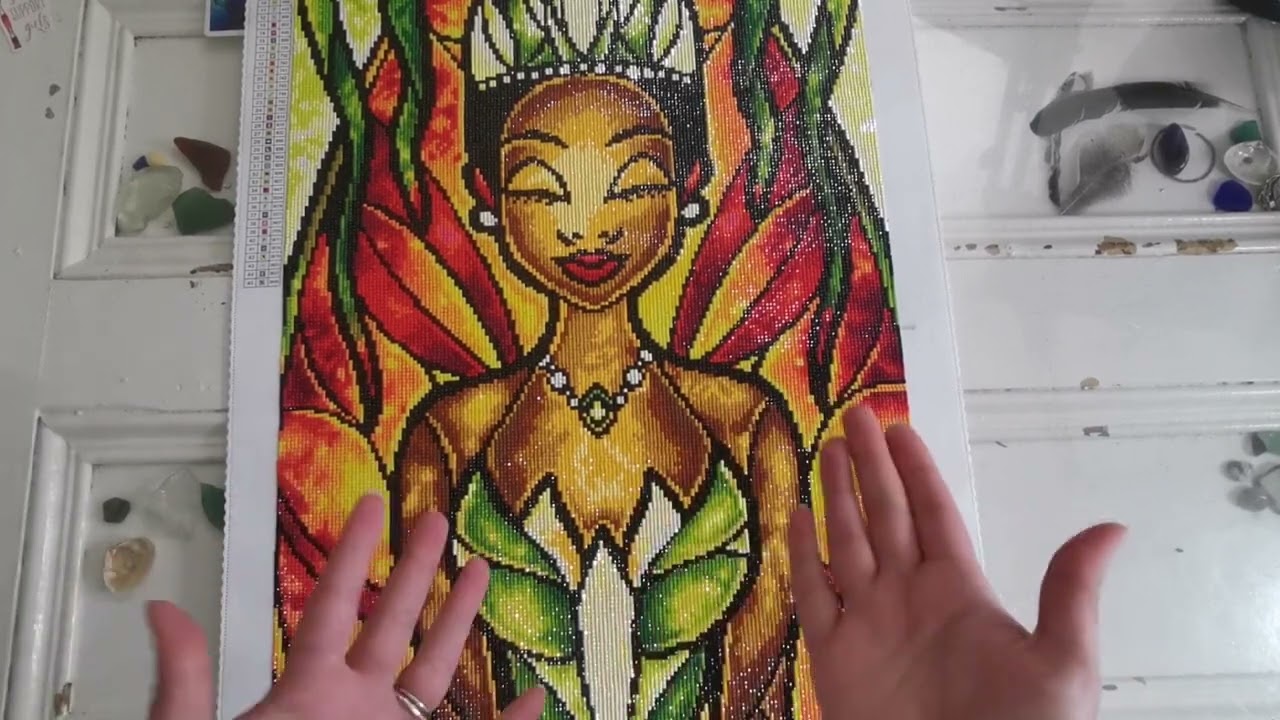 POST REVIEW - The Bayou Lady by Diamond Art Club - Completed Diamond Painting in Review