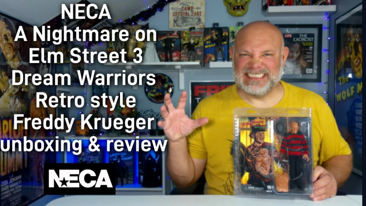 NECA A Nightmare On Elm Street 3: Dream Warriors (retro style) unboxing & review.